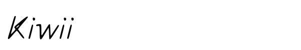Kiwii font