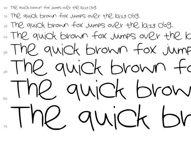 Kiyomi Font font waterfall