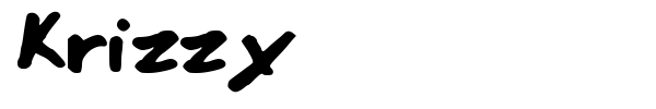 Krizzy font