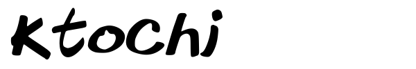 Ktochi font