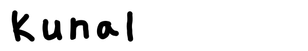 Kunal font