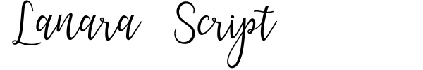 Lanara Script font