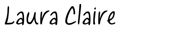 Laura Claire font