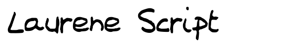 Laurene Script font