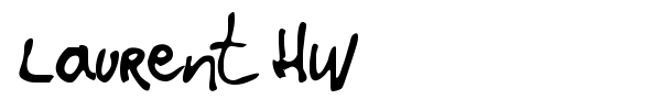 Laurent HW font