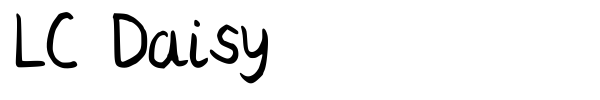 LC Daisy font