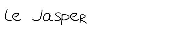 Le Jasper font