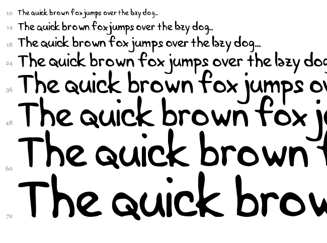 Lenka stabilo font waterfall
