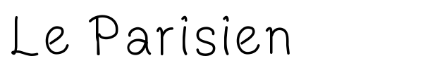 Le Parisien font