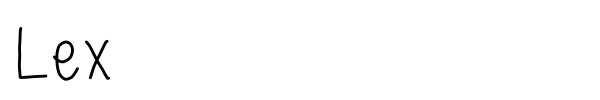 Lex font