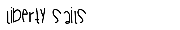 Liberty Sails font