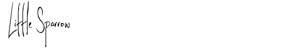 Little Sparrow font