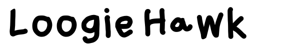 Loogie Hawk font preview