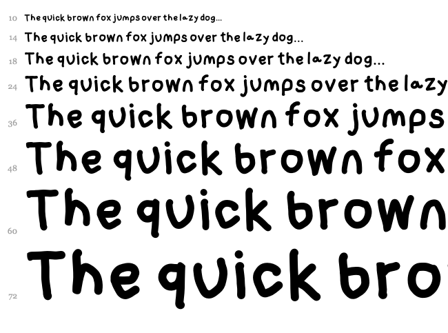 Loogie Hawk font waterfall