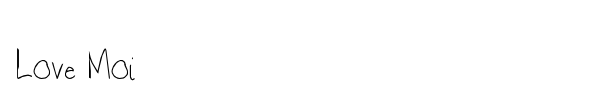 Love Moi font
