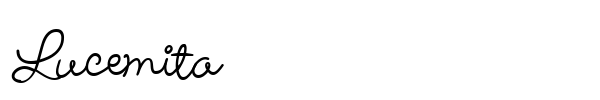 Lucemita font