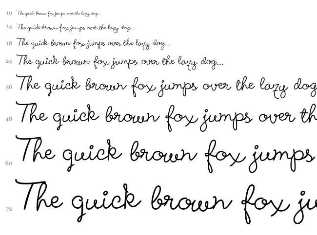 Lucemita font waterfall