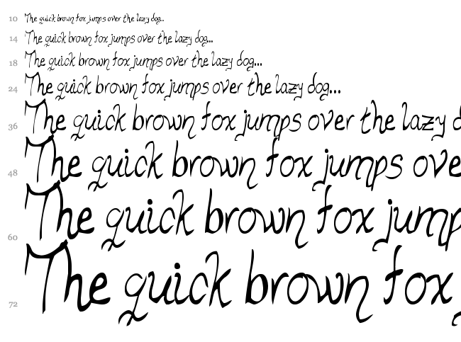 Luismi Murder font waterfall