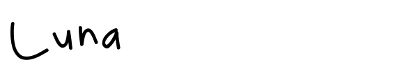 Luna font