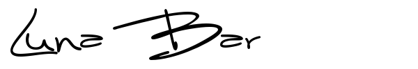 Luna Bar font