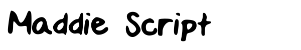 Maddie Script font