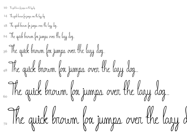Madison font waterfall