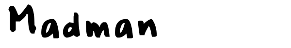 Madman font