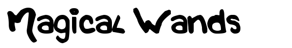 Magical Wands font