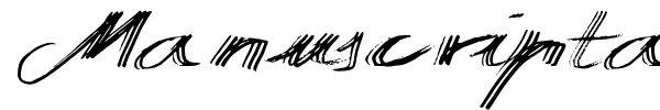 Manuscripta font