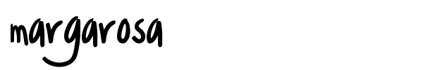 Margarosa font