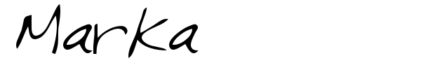 Marka font