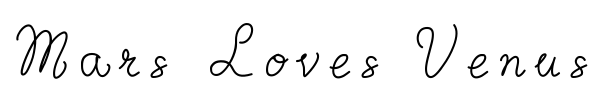Mars Loves Venus font