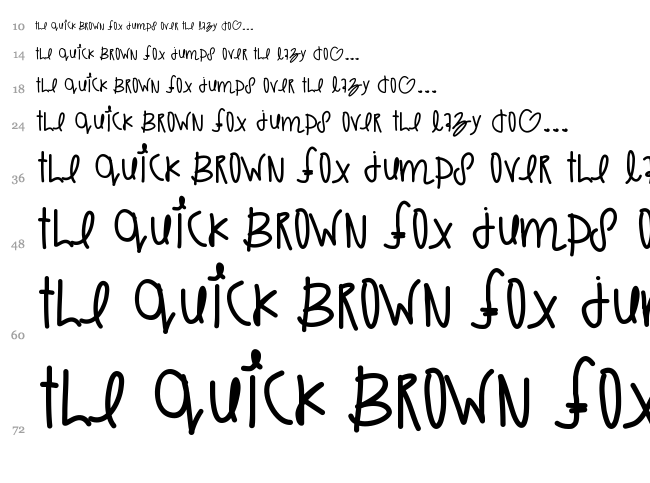 Maxs Dreamland font waterfall