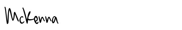 McKenna font