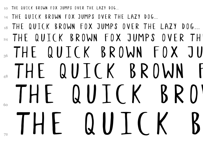 Mea Culpa font waterfall