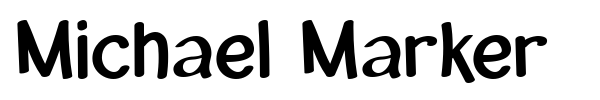 Michael Marker font
