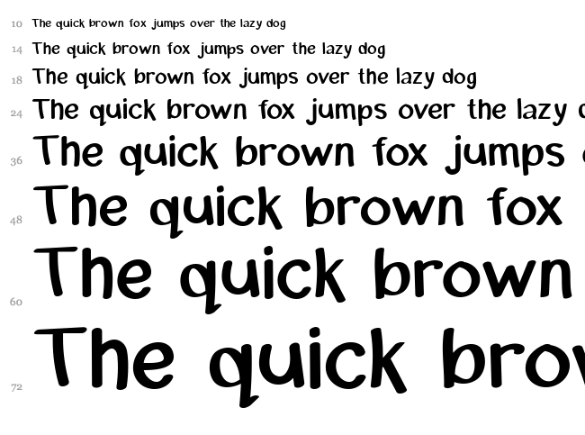 Michael Marker font waterfall