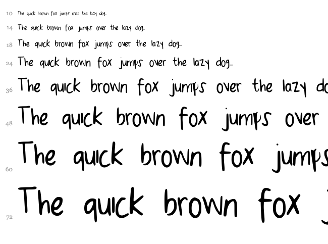Mine font waterfall