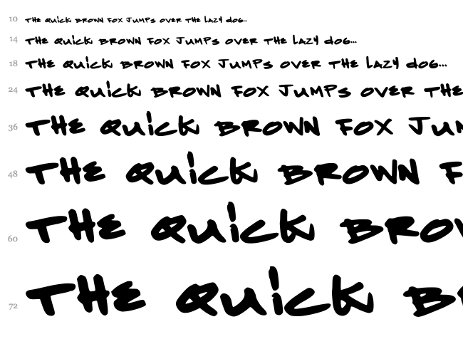 Mint Greenlaces font waterfall