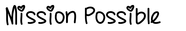 Mission Possible font