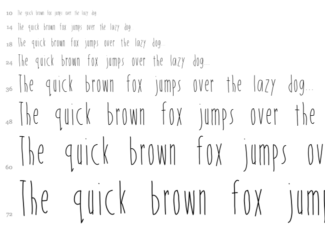Mistress font waterfall