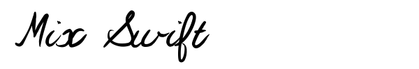 Mix Swift font