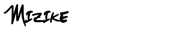 Mizike font