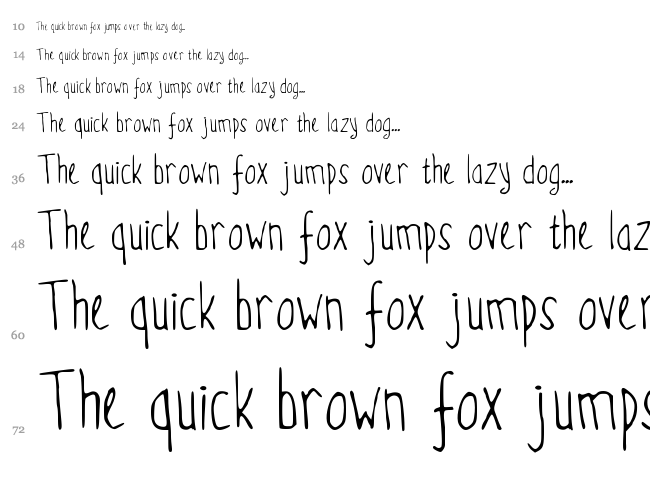 MN Summer Breeze font waterfall