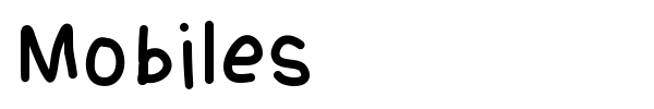 Mobiles font