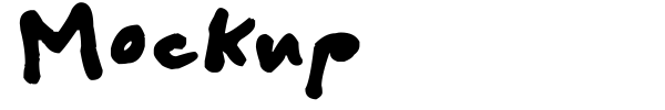 Mockup font