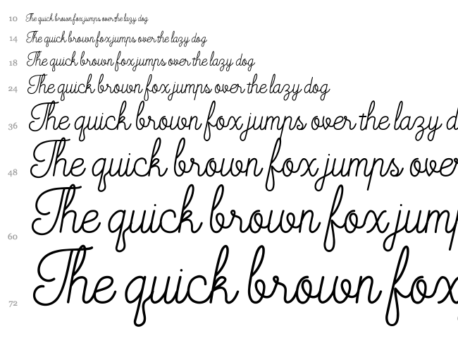 Mooglonk font waterfall