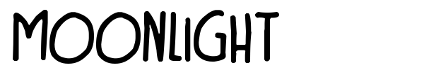 Moonlight font
