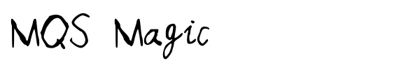 MQS Magic font