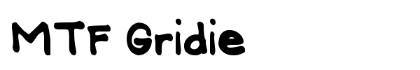 MTF Gridie font